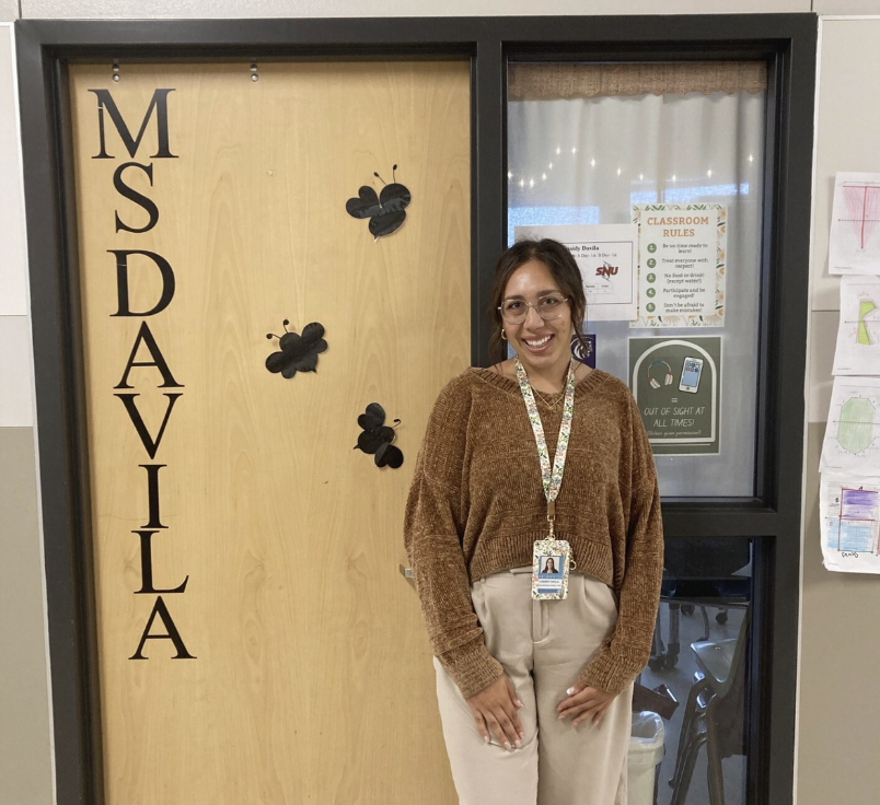 Ms. Davila, a new math teacher here at PHS.